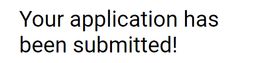 Your loan application status