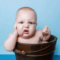 TK's offspring in a bucket