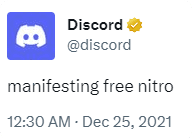 Twitter - Manifesting Nitro