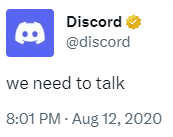 Twitter - we need to talk