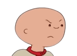 Caillou Angry