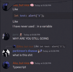 ah yes typescript