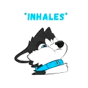 Floof Inhales!