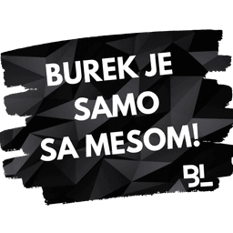 burek je samo sa mesom