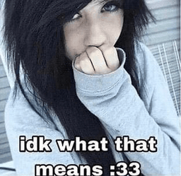 idk