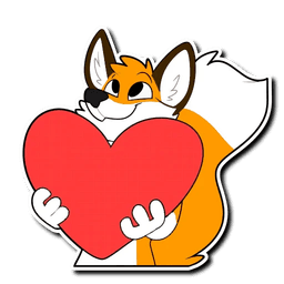 Cutie Fox Heart