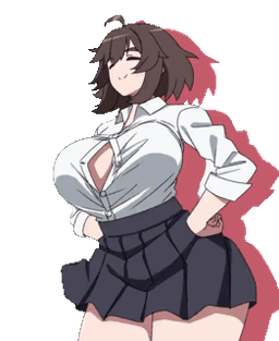 Happy Busty Dancing Gal