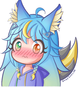 smol fox blushie