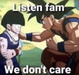 we dont care