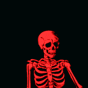 Skeleton trip.