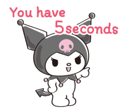 You have five seconds