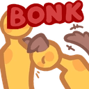 bonk pup lean wag