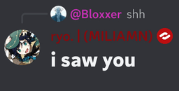 i saw that
