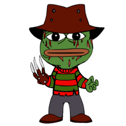 Pepe Freddy Sticker