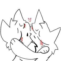 kissing
