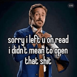 left on read