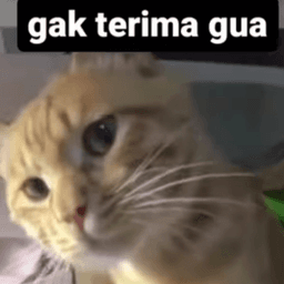 gak terima gue, kenapa?