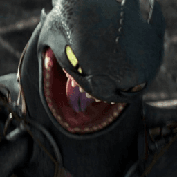 Angry toothless