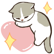 Cat on heart