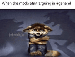 Mods arguing 