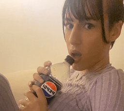 Emily Sucks a Pepsi Dry