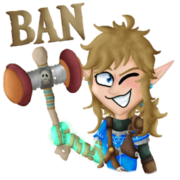 Link gives the Ban Hammer