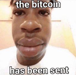 bitcoin has been sent