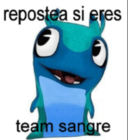 Repostea si eres team sangre