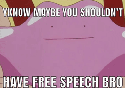 No Free Speech