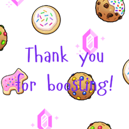 Thank you for boosting
