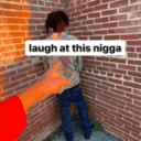 point and laugh /seven