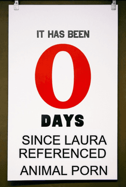 Laura. What. The. Fuck.