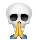 Praying skull | .gg/egirlz