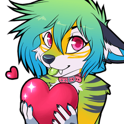 Valk sparkly heart