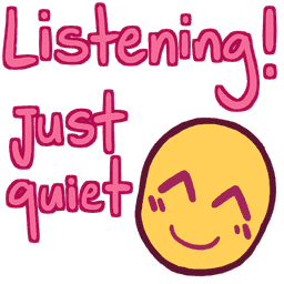 listening quiet