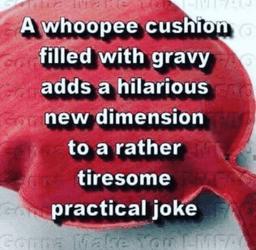 a whoopee cushion 