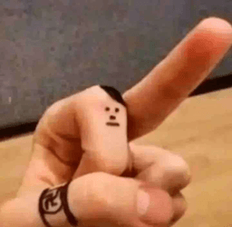 middle finger