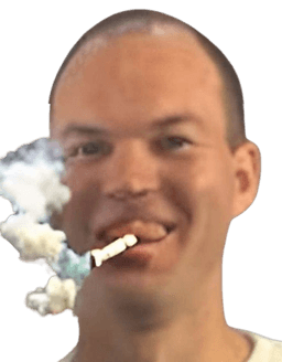 Christian smoking transparent