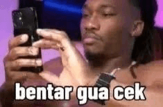 bentar gua cek