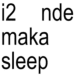 i2 nde maka sleep