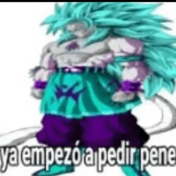 Ya empezó a pedir pene