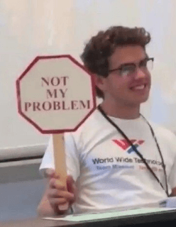 not my problem