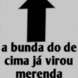 Já virou merenda
