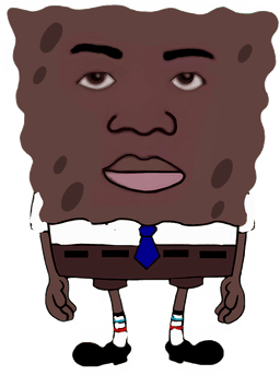 black spongebob