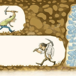 gave up