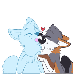 Grey Fox Kiss