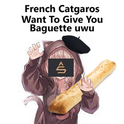 Catgaros Gives you baguette