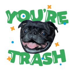 pug trash