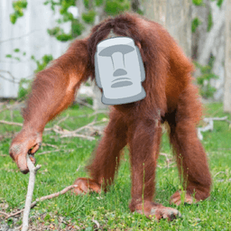 orangutan moyai