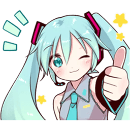 miku thumbsup